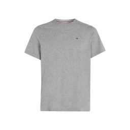 Tommy Jeans Tricou bleumarin / gri deschis / roși aprins / alb