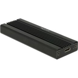 DeLOCK External enclosure for M.2 NVMe PCIe SSD, drive housing (black, (with Super Speed USB 10 Gbps USB 3.1 Gen 2) USB Type-C connector)