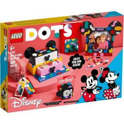 LEGO DOTS 41964 - Caseta Mickey Mouse si Minnie Mouse pentru proiecte scolare