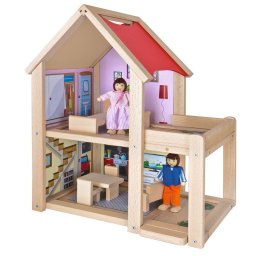 CASA SI PAPUSI DIN LEMN