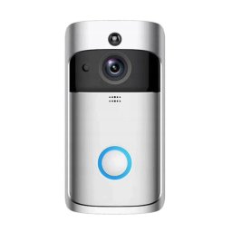 Videointerfon Sonerie V5 WiFi cu Sonerie WiFi, Camerga video HD, bidirectionala, senzor miscare iOS si Android