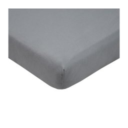 Cearșaf impermeabil extensibil cu bandă elastică JERSEY 120x60 cm gri EKO