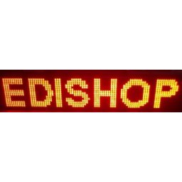 Reclama LED programabila 64 x 16 cm, afisaj rosu sau alb, de exterior