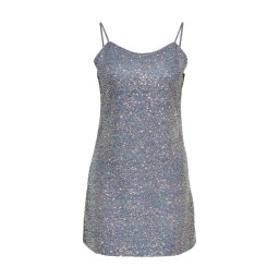 ONLY Rochie Onlaida Sequin Strap Dress Wvn 15278825 18-3916 TCX Flint Stone