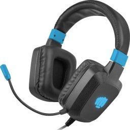 Casti Fury Raptor, stereo, 3.5 mm jack, USB, negru-albastru