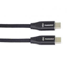 Cablu USB type C T-T 240W 0.5m brodat Negru, ku31cv05