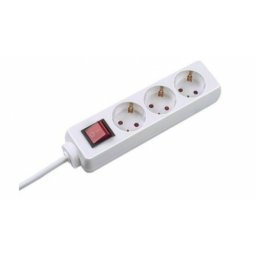 Prelungitor cu 3 x Schuko 1.5m Alb, Bachmann BM-3842035