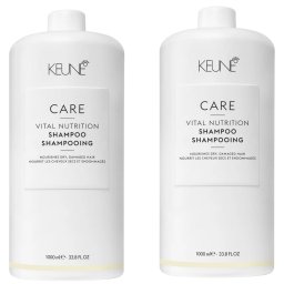 Pachet DUO Sampon nutritiv pentru par intens degradat Keune Care Vital Nutrition, 1000 ml