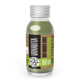 VanaVita BIO Ginger shot with matcha 60 ml fără aromă