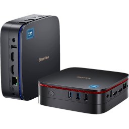 Mini PC Blackview MP60 Negru, 4K 60Hz, 8GB RAM LPDDR4, 256GB ROM SSD, Intel N5095, Windows 11 Pro, Display Dual 4K, Wi-Fi, Bt 4.2