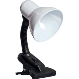 Lampa Birou Clip Alb 1xE27 60W Erste