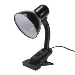 Lampa Birou Clip Negru 1xE27 60W Erste