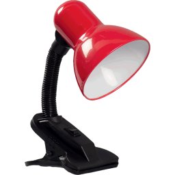 Lampa Birou Clip Rosu 1xE27 60W Erste