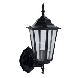 Lampa Gradina Corona Negru 1xE27 60W IP44 Erste