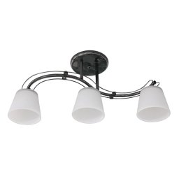 Lustra Erste Aria Crom cu Alb 3xE27