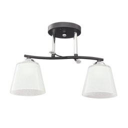 Lustra Valentine Crom+Negru+Alb 2xE27 60W