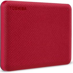 HDD Extern Toshiba Canvio Advance, 4TB, USB 3.2 (Rosu)