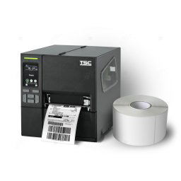 Pachet AWB tracking - Imprimanta etichete autocolante TSC MB240T + 1 Rola etichete termoadezive AWB A6 (105x148mm)