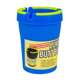 Urban Crew Scrumiera auto Butt Bucket Glow In The Dark albastru inchis