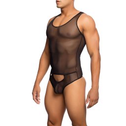 MOB Sexy Sheer Body Black L/XL