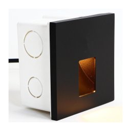 Emithor 70425 - LED lampă scări VIX LED/1W/230V 4000K negru
