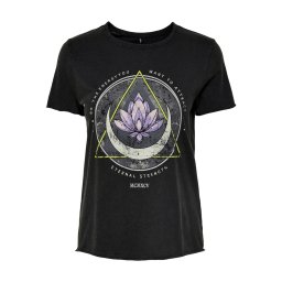 ONLY Tricou crem / gri / verde / lila / negru