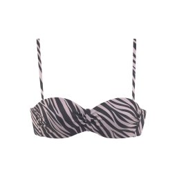 LASCANA Sutien costum de baie 'Kaa' mov deschis / negru