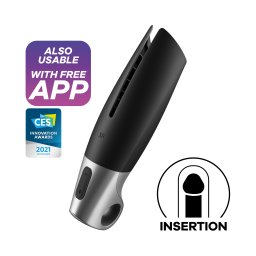 Satisfyer Power Masturbator Black-Silver