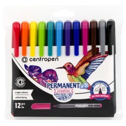 Set 12 marker permanent Centropen Creative