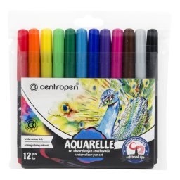 Marker solubil pensula Centropen Aquarelle 8683