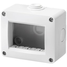 Doza aparenta 3 module IP40 gri Gewiss Chorus GW16503