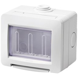 Doza de etansare aplicata 3 module IP55 Gewiss Chorus GW16513