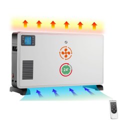 Convector electric 1000/1300/2300W LCD/temporizator/TURBO/termostat Brilagi + telecomandă