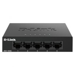 Switch cu 5 porturi RJ45 Gigabit Unmanaged carcasa metalica, D-LINK DGS-105GL