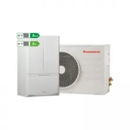 Pompa de caldura aer-apa hibrid R32 Immergas Magis Combo 6 V2 Plus - 6 kW, numai incalzire, centrala termica 24 kW
