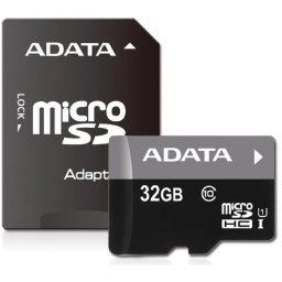 MicroSDHC Ultra-High Speed + adaptor SD, 32 GB, scriere/citire aleatoriu: 1400 /100 (IOPs), ideal sm