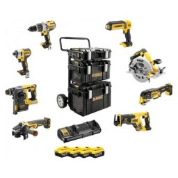 Combo Kit 8 scule cu acumulator 18V DeWalt DCK853P4