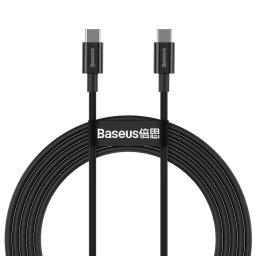 Superior Series CATYS-C01, USB Type-C la USB Type-C, 2m, 100W, Negru