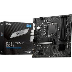 Placa de baza PRO B760M-P DDR4, Intel B760, Socket 1700, mATX