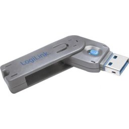 Memorie USB BAU0044, USB-A, contine 1 cheie, blocheaza utilizarea portului USB, Gri