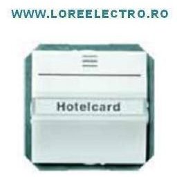 5TG4820 ECONOMIZOR CAMERA HOTEL CU CARTELA SI LED CULOARE ALB TITAN DELTA LINE
