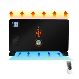 Convector electric 1000/1300/2300W LCD/temporizator/TURBO/termostat Brilagi + telecomandă