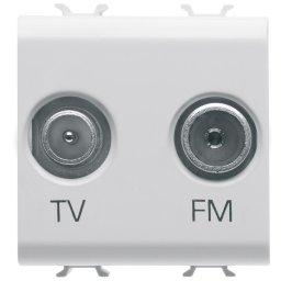 Priza 2 module TV+FM Gewiss Chorus GW10381