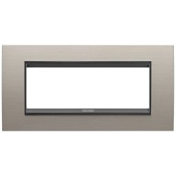 Rama ornament metal 6 module Gewiss Chorus Lux GW16206WS