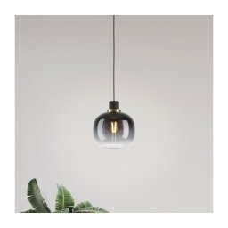 Lustră pe cablu OILELLA 1xE27/40W/230V gri Eglo 99616