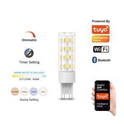 Bec LED dimabil G9/4W/230V 2700-6500K Wi-Fi Tuya Immax NEO 07763L