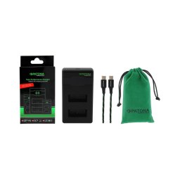 Încărcător rapid Dual Canon LP-E17 + cablu USB-C 0,6m PATONA