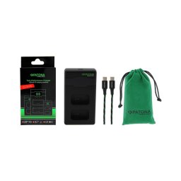 Încărcător rapid Dual Sony NP-FW50 + cablu USB-C 0,6m PATONA