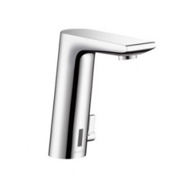 Baterie lavoar Hansgrohe cu control al temperaturi gama Metris S, crom, conexiune la retea