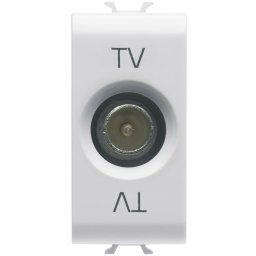 Priza tv de trecere 10dB 1 modul tata Gewiss Chorus GW10363
